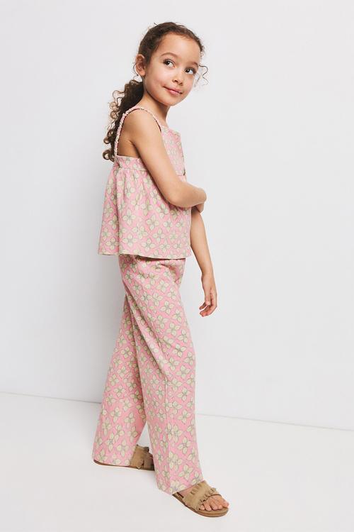 Trousers ROMBISET - Pink