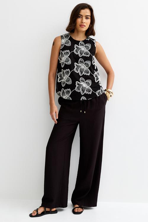 Faith fantasy toggle wl trouser - black