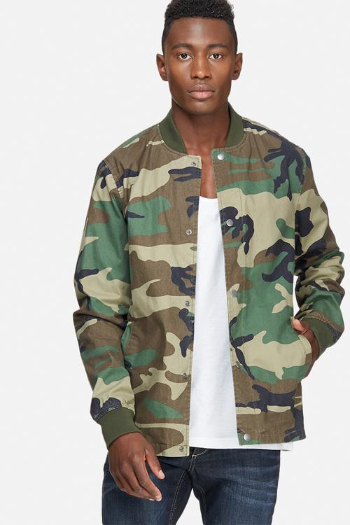 Camo coated bomber