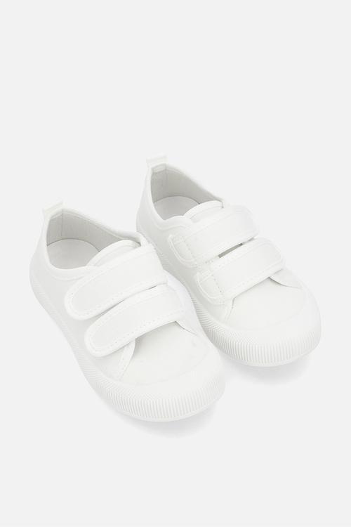 Double strap sneakers - white