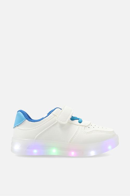LED sneakers - white / blue