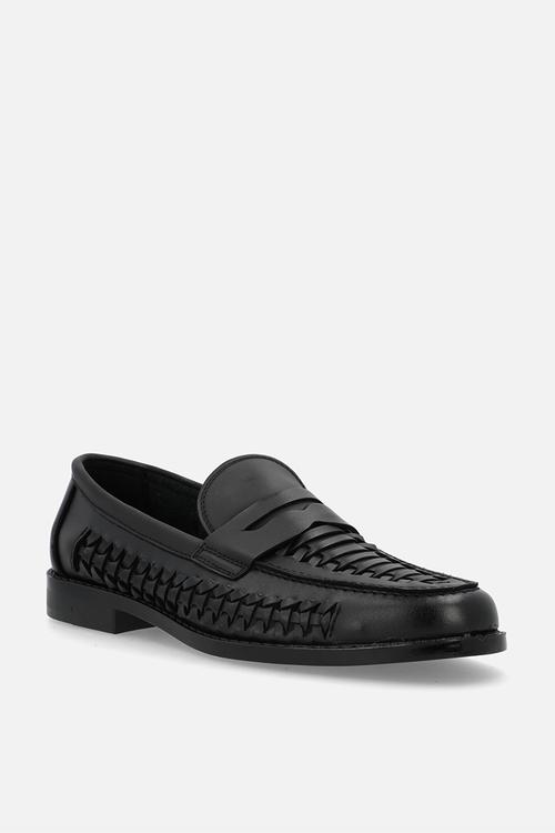 Crouch Woven Loafer - Black