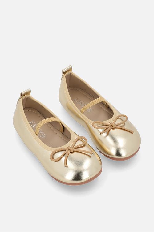 Metallic ballet flats - gold