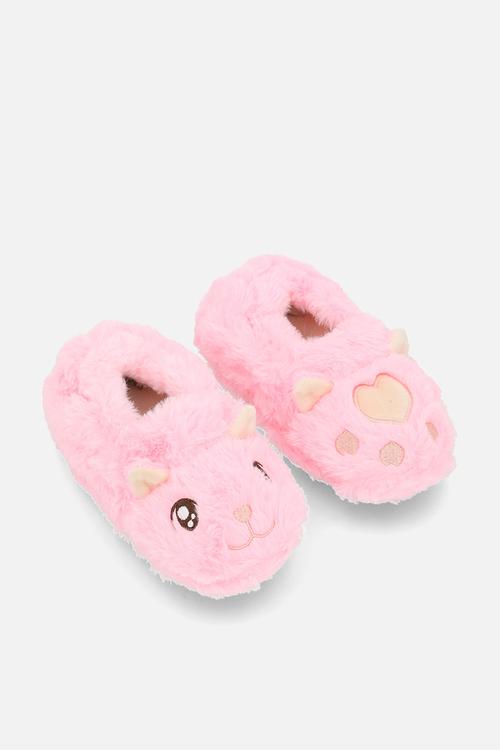 Bunny slippers - carnation pink