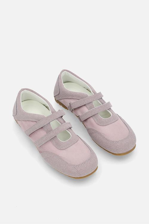 Sporty ballet shoes - mauvelous pink