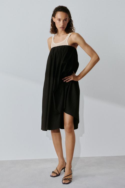 Samba open toe slingback - dark brown