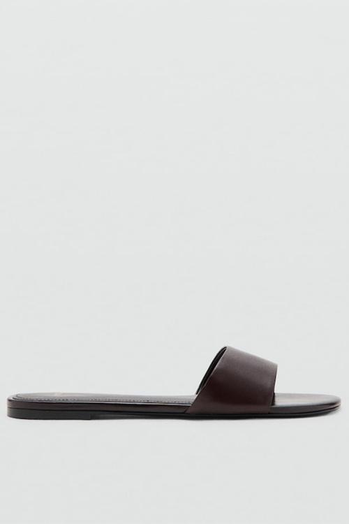 Amelia slide - dark brown