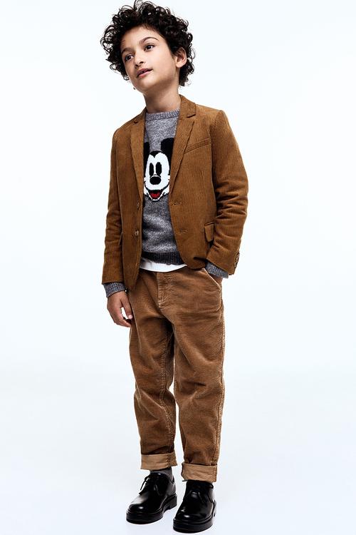 Corduroy chinos - brown