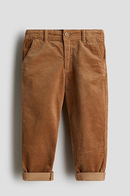 Corduroy chinos - brown