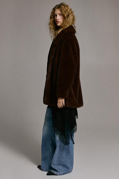 Coat - dark brown