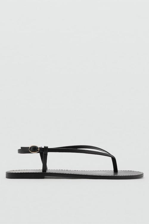 Base thong slingback - black