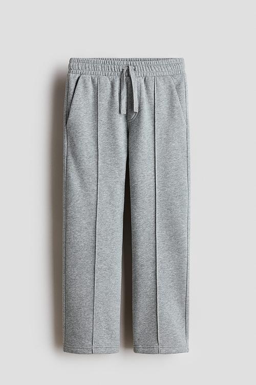 Straight sweatshirt joggers - grey marl