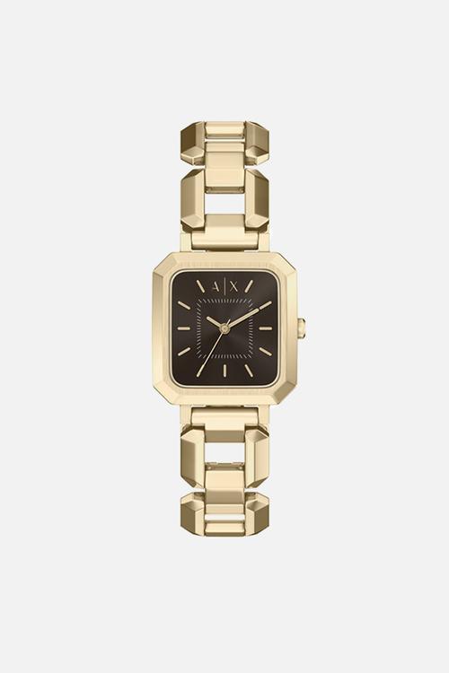 Armani Exchange AX5738 Sync Three-Hand Day-Date Watch - Gold
