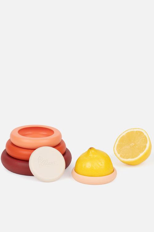 Food Huggers Silicone Airtight Food Covers Set of 5 - Terra Cotta