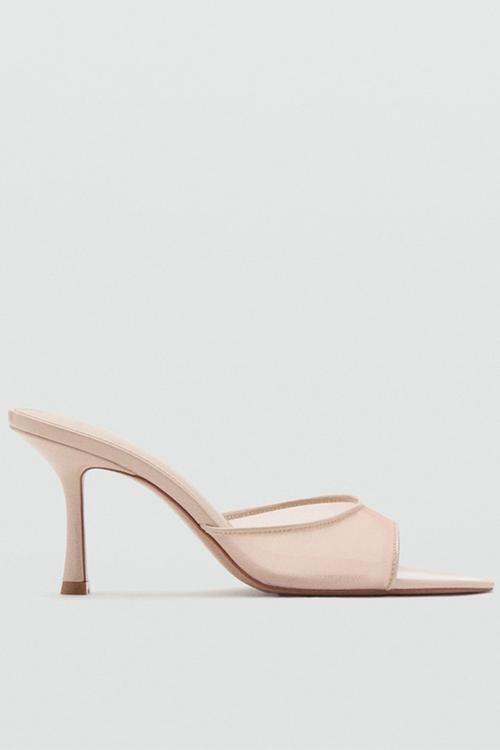 Pepym2 open toe mule - light/pastel pink