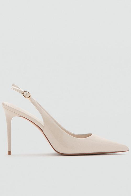 Cookienu closed toe slingback - light beige