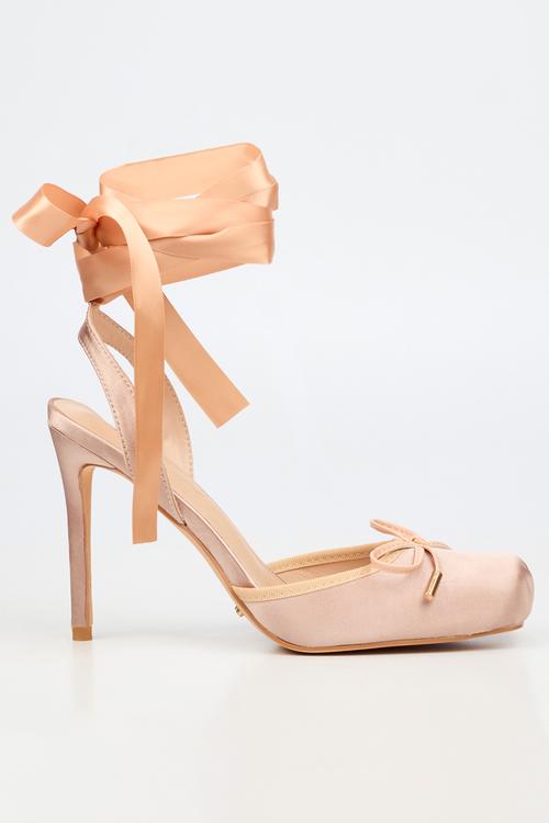Adina 1 closed toe ankle strap - beige