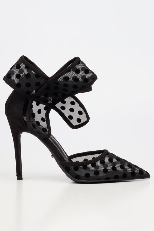 Dott 1 closed toe ankle strap - black