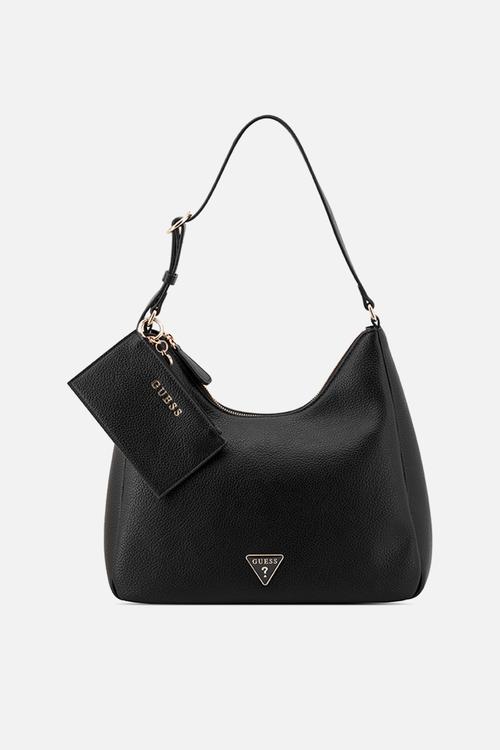 Wells Shoulder Satchel Bag - Black