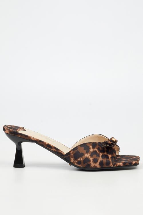 Eldora 1 open toe mule - leopard