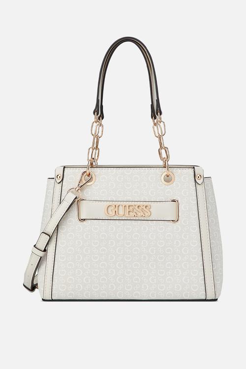 Danica Satchel Bag- Stone Grey