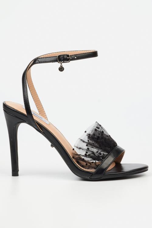 Jazz 49 open toe ankle strap - black