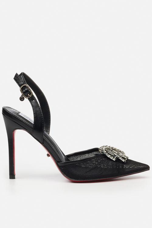 Lola 73 closed toe slingback - black