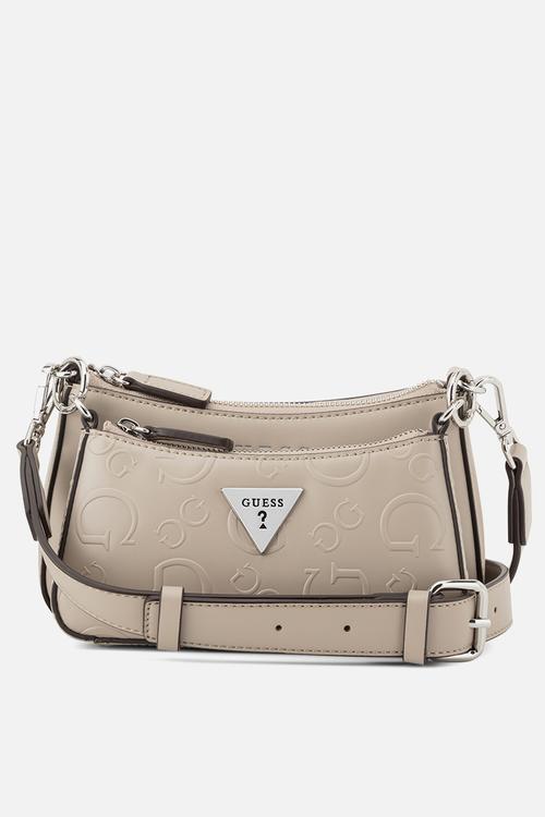 Holly Mini Crossbody Top Zip Bag- Taupe
