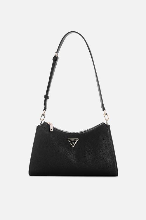 Lucci Top Zip Shoulder Bag-Black