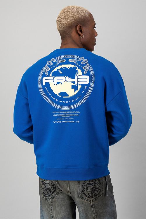L04D1NG Sweat  - Blue