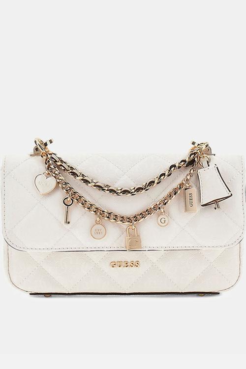 Libby Flap Crossbody Bag - Off White