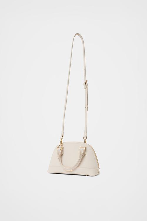 Becky bowler bag in ivory