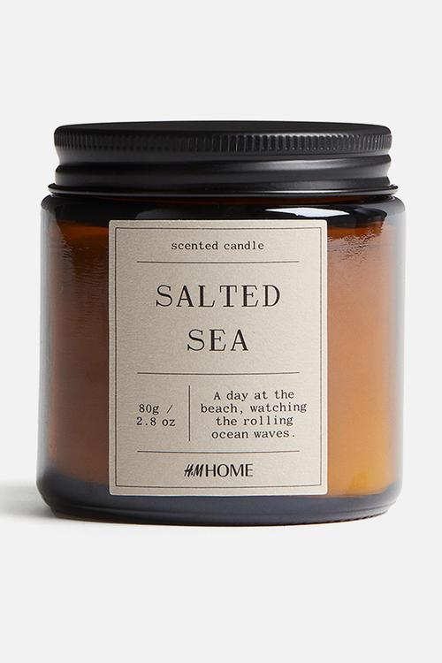 Scented candle - salted sea