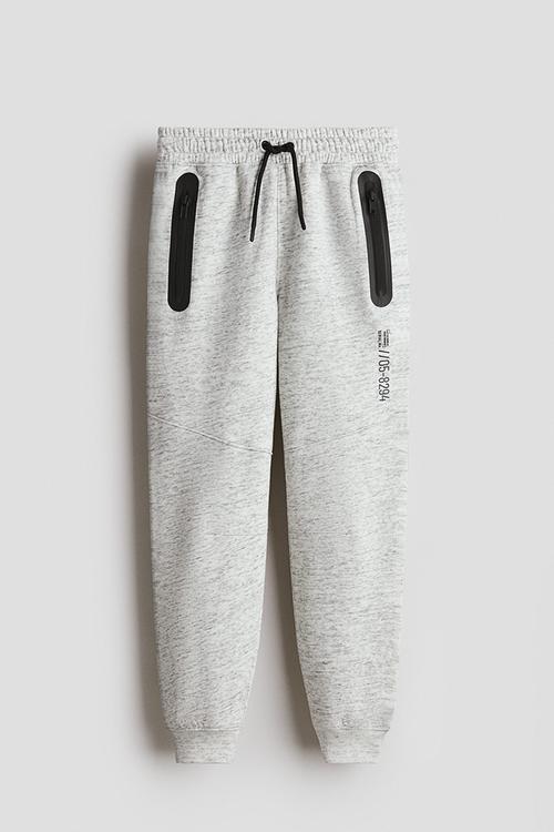 Sweatshirt joggers - light grey marl