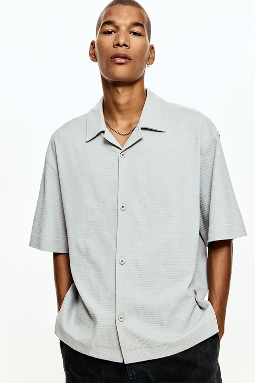 Loose fit shirt - light grey