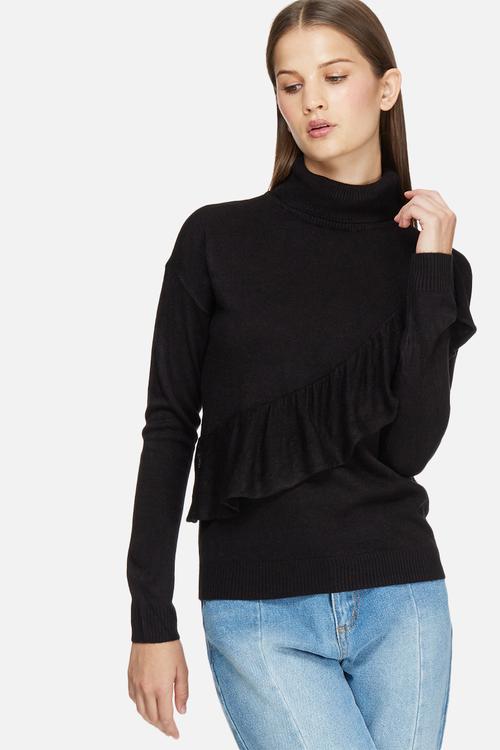 Cassia frill sweater