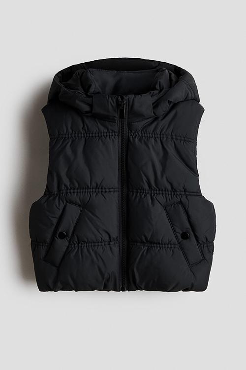 Puffer gilet - black