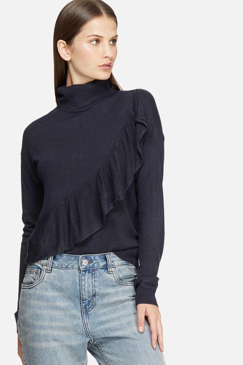 Cassia frill sweater