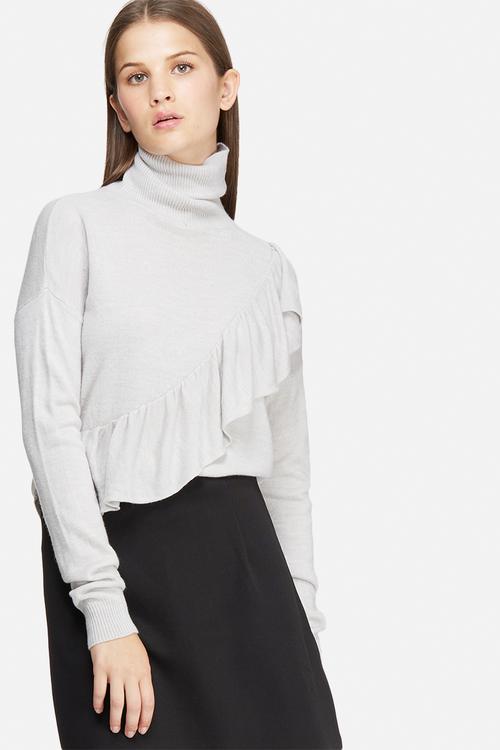 Cassia frill sweater