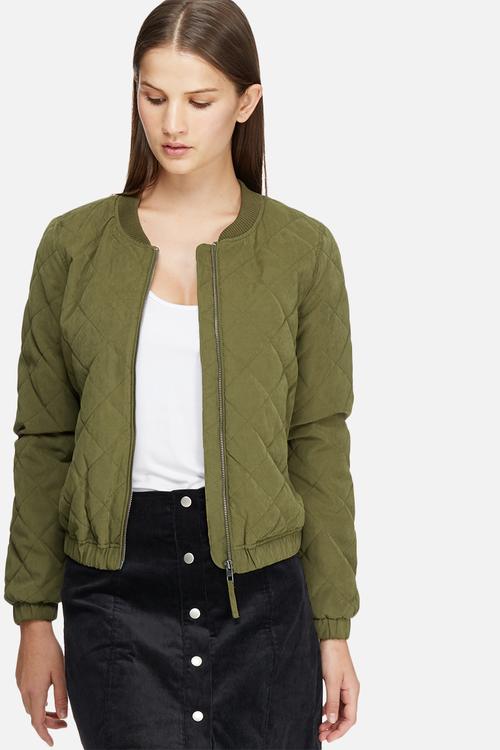 New Treasure quilted bomber