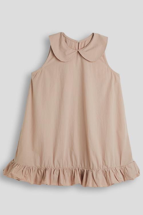 A-line peter pan collar dress - neutral 