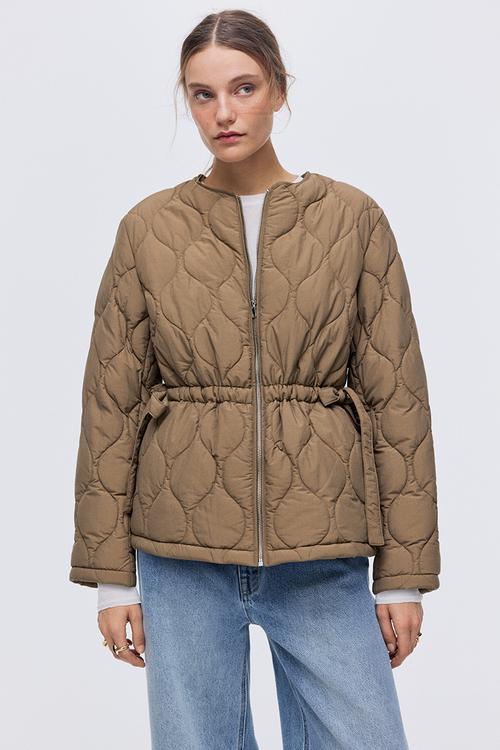 Thermolite quilted jacket - mole