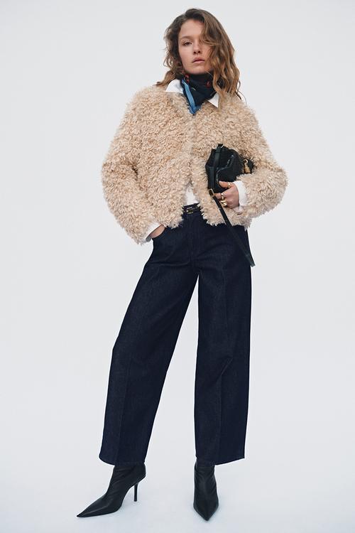 Barrel leg low waist ankle jeans - dark denim blue