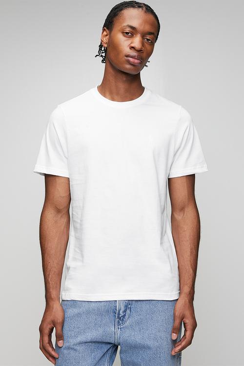 Classic ctn crew-neck T-shirt - white
