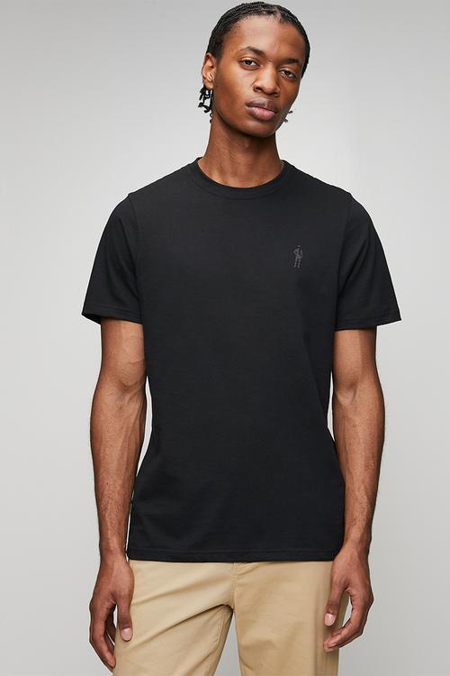 Classic ctn crew-neck T-shirt - Black