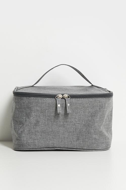 Travel toiletry bag - grey