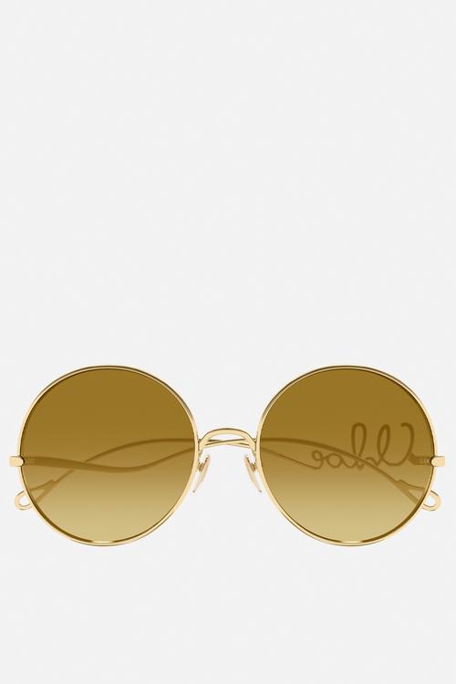 CH0372S-003 56 Sunglass - Gold