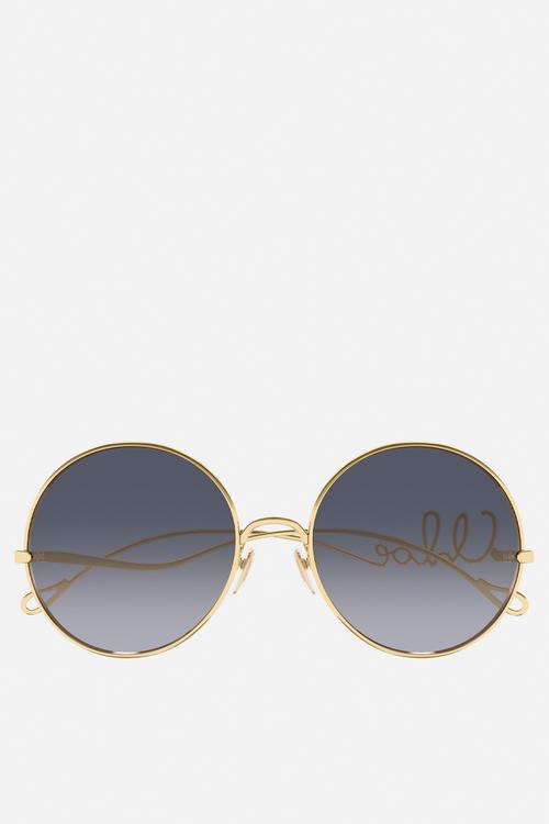 CH0372S-004 56 Sunglass - Gold