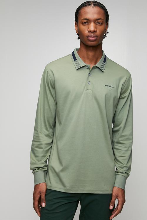 Johnny Long Sleeve Golfer - Green