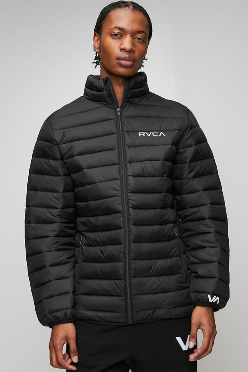 Va Full Zip Puffer - Black